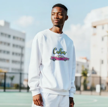 Sweat sem capuz Personalizável